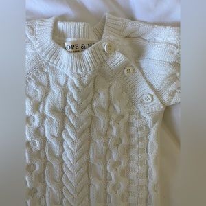 Hope & Henry unisex baby knitted one piece